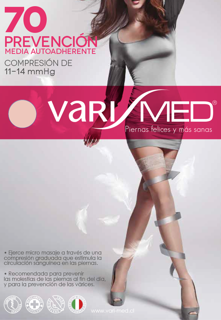 Media Varimed 70 compresión graduada 11-14 mmHg