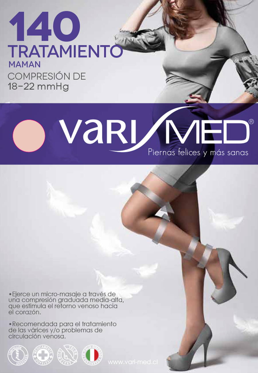 Panty Mamam Varimed 140 compresión graduada 18-22 mmHg = 15-20 mmHg